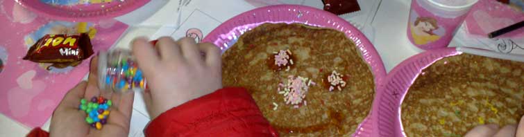 pannenkoeken eten